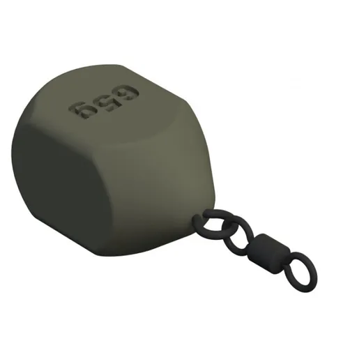 Suretti Zátěž Cube s očkem a obratlíkem - 100g,Suretti Zátěž Cube s očkem a obratlíkem - 100g