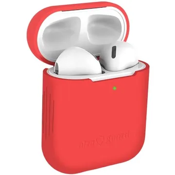 AlzaGuard Skinny Silicone Case pro AirPods 1. a 2. generace červené (AGD-ACSS1R)
