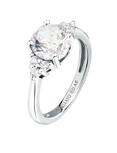 Morellato Blyštivý stříbrný prsten pro ženy Tesori SAIW29901 54 mm