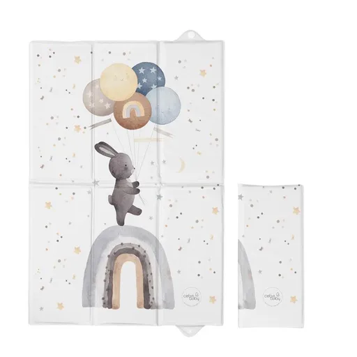 CEBA BABY Podložka přebalovací cestovní (60x40) Basic Rainbow Walk