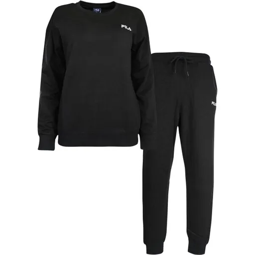 Fila LONG SET IN FRENCH TERRY Dámská tepláková souprava, černá, velikost