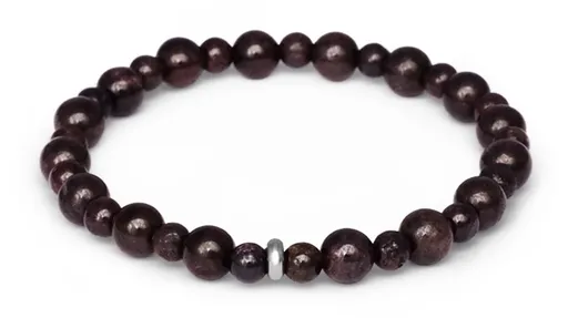 Agato Korálkový náramek z granátu MINK155/17