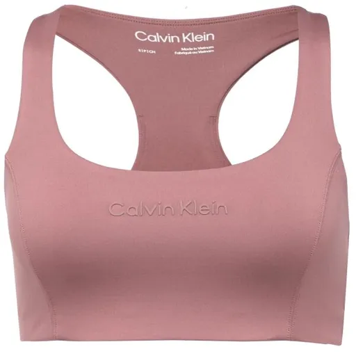 Calvin Klein WO - SPORTS BRA MEDIUM SUPPORT Dámská sportovní podprsenka, růžová, velikost