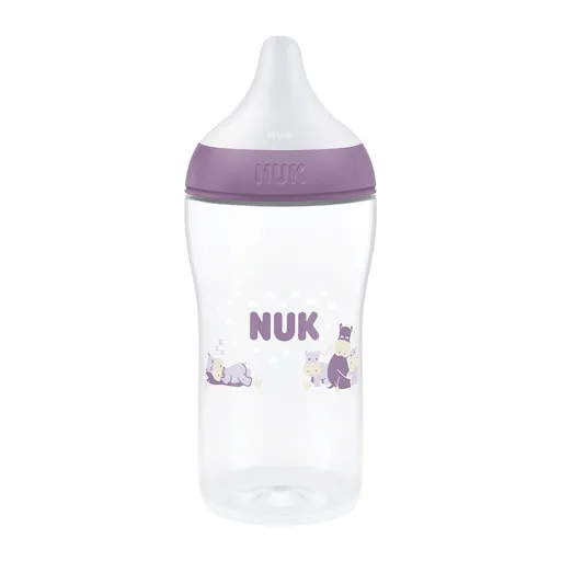 NUK Perfect Match Láhev 3m+ 260 ml 1 ks hippo