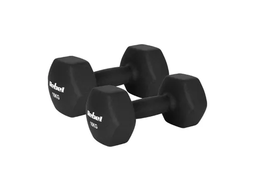 Sada činek z litiny a neoprenu HEX REBEL RBA-2330-10 2x10kg