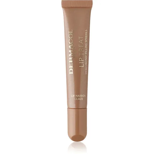 Dermacol Lip Treat hydratační lesk na rty odstín 2 Cinnamon Glaze (Vanilla & Cinnamon) 10 ml