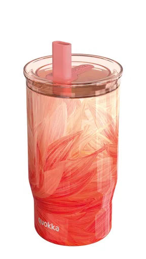 Designový nerez pohár Mist, 720ml, Quokka, peach petals