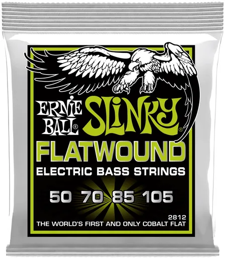 Ernie Ball 2812 Regular Slinky Cobalt Flatwound Electric Bass 50-105
