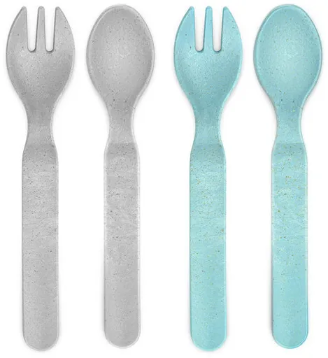 REER Příbor modrý/šedý 4 ks (4013283220634)