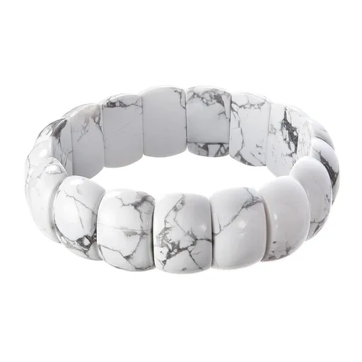 Evolution Group - Pavona Masivní minerální náramek z howlitu 43058.3