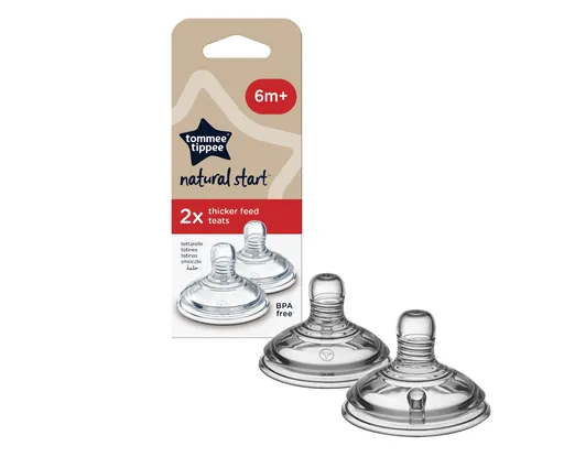 Tommee Tippee Natural Start Anti-Colic Savička na lahev Hustá strava 6m+ 2 ks