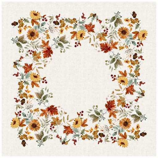 Forbyt Prostírání Podzimní květy, 35 x 45 cm, sada 4 ks