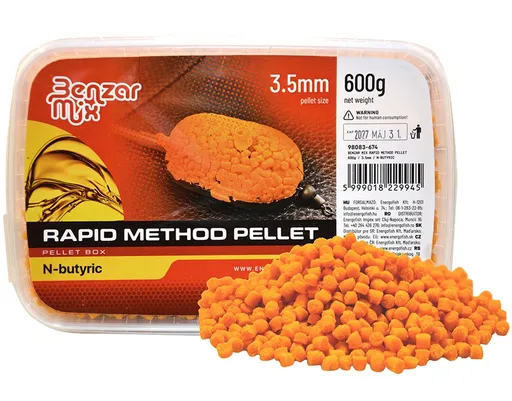 Benzar mix pelety rapid method pellet 3,5 mm 600 g - kyselina máselná