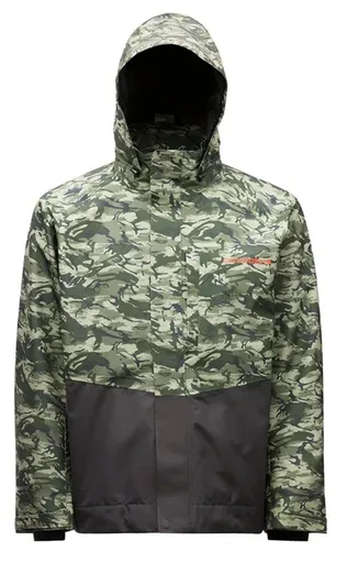 Grundéns bunda downrigger gore-tex jacket refraction camo green/anchor - m