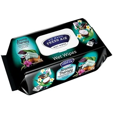 Fresh Air vlhčené ubrousky 120ks klip aroma therapy