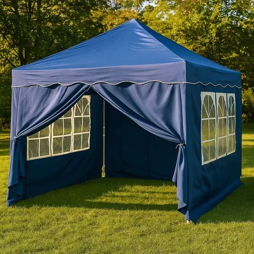 Párty stan 3×3 m modrý