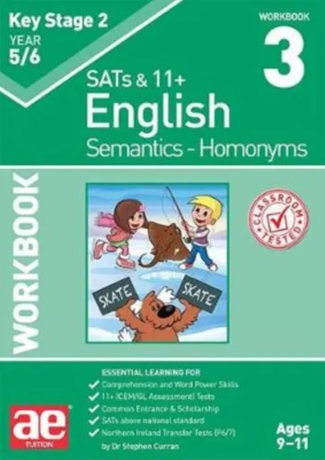 KS2 Semantics Year 5/6 Workbook 3 - Homonyms - Dr Stephen C Curran, Warren Vokes