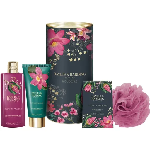 Baylis & Harding Boudoire Tropical Paradise dárková sada plechový box