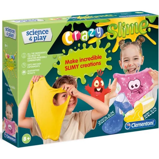 Clementoni Dětská laboratoř výroba slizu a instantního sněhu