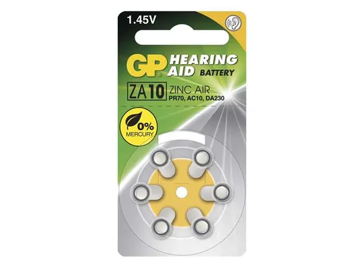 Baterie GP ZA10 6ks / blistr
