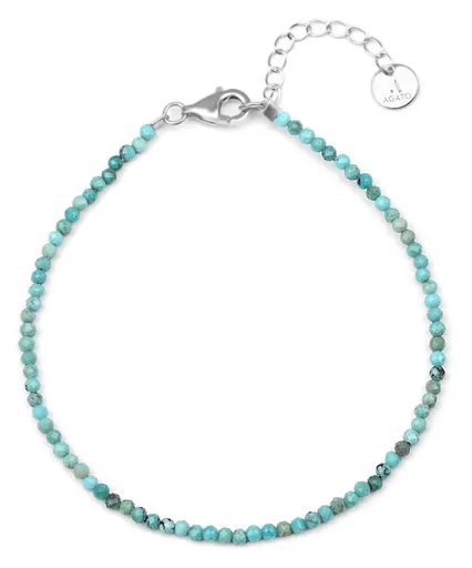 Agato Minerální náramek s tyrkysem Hubei POL-B18/21L