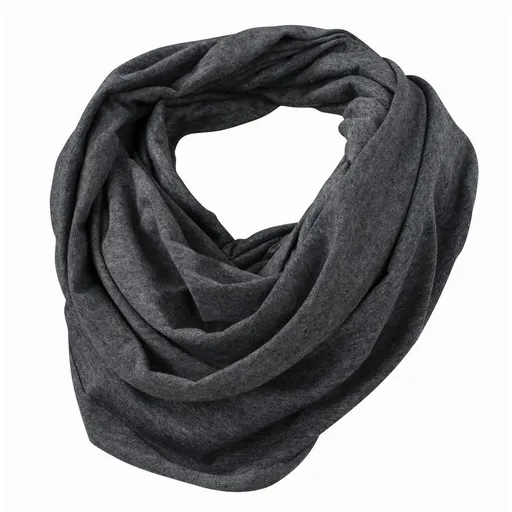 Myrtle Beach (Daiber) Lehká šála MB6578 - Černý melír | 75 x 80 cm