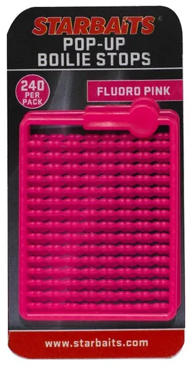 Starbaits Zarážky Bait Stopper Pop UP Fluo 240ks - růžová,Starbaits Zarážky Bait Stopper Pop UP Fluo 240ks - růžová