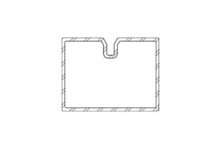 Hliníkový podkladový profil nenosný 9234, 30x40x6000 mm, TWINSON