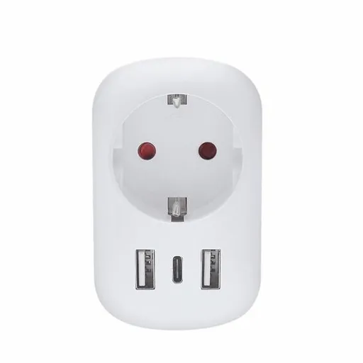 Solight PA03UK Cestovní adaptér UK USB A+C pro použití ve Velké Británii, typ G