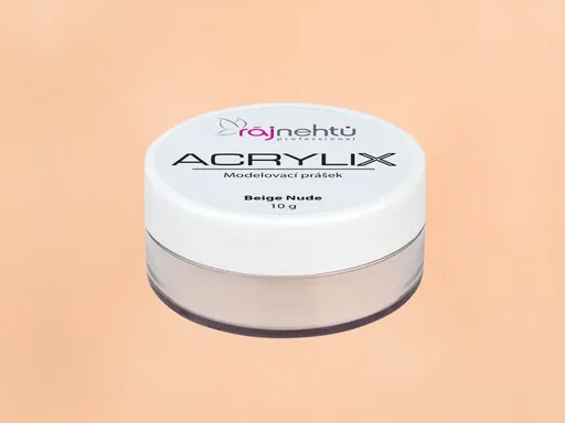 Ráj nehtů Akrylový prášek ACRYLIX 10 g - Beige Nude