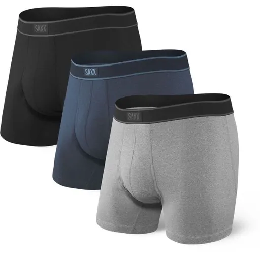 SAXX DAYTRIPPER COMFORT 3PK Pánské cestovní boxerky, černá, velikost