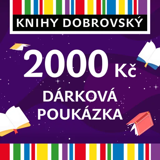Knihomolská elektronická dárková poukázka 2000 Kč