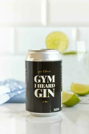Gym? I heard Gin! - Ponožky Gin & Tonic (vel. 40-46)