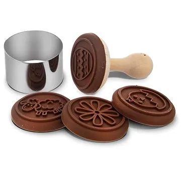 ORION Razítko dřevo/silikon/kov sada 6 ks VELIKONOCE (127408)