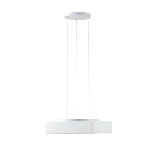 OSMONT LIN73069 LINA LE7 závěsné skleněné svítidlo bílá IP40 3000 K 24W LED