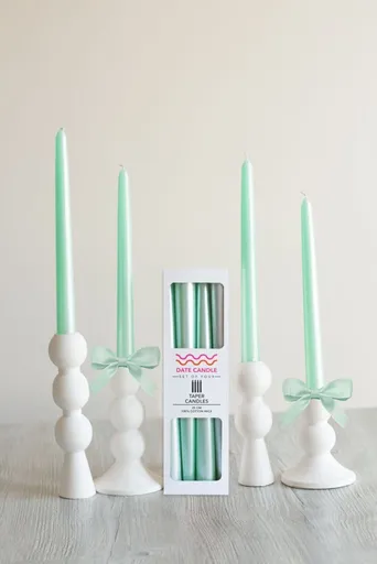 Candle Set (4 Pieces) Neon 4 - Green v2