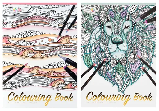 RMS Omalovánky A4 s fólií 20ks MIX druhů