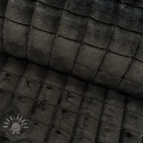 Umělá kožešina Block black