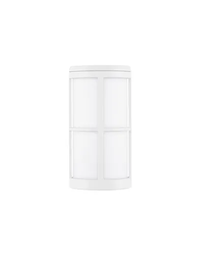 NOVA LUCE venkovní nástěnné svítidlo STONE bílý hliník a akryl E27 1x12W 220-240V IP54 bez žárovky 9002850