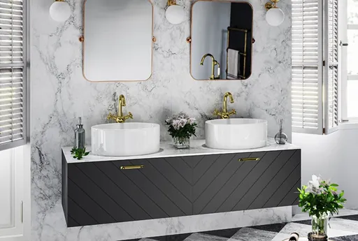 BESCO Spodní skříňka FLOO černá matná Barva Černá , Madla Černá, Rozměr A 60, Rozměr B 50, Rozměr C 40, Způsob provedení Levá varianta NASUF654NCL