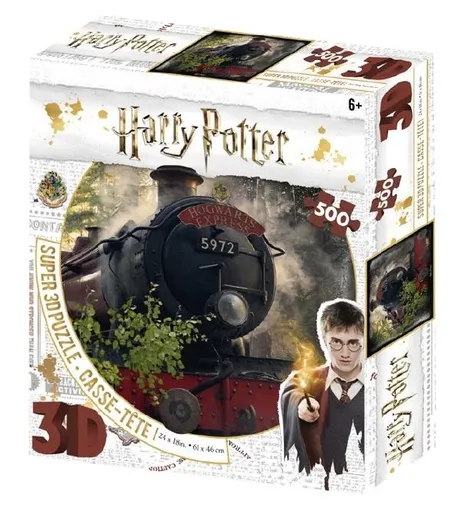 Harry Potter 3D puzzle - Bradavický expres 500 dílků