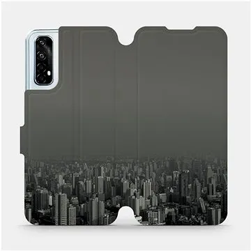 Flipové pouzdro na mobil Realme 7 - V063P Město v šedém hávu (5903516409679)