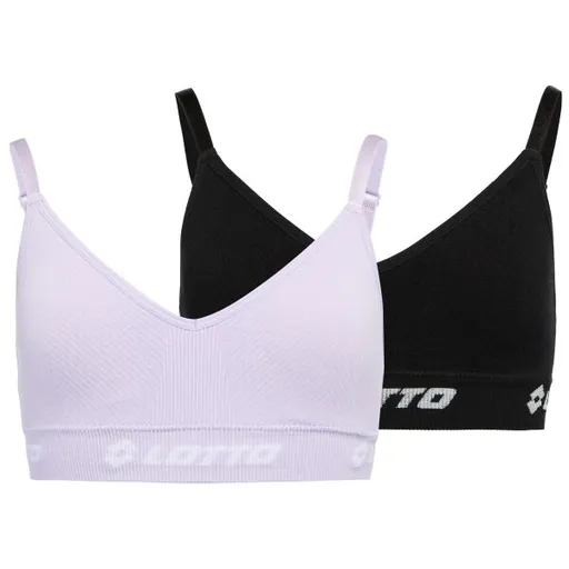 Lotto LIANI 2PACK Dívčí sportovní podprsenka, fialová, velikost 116-122