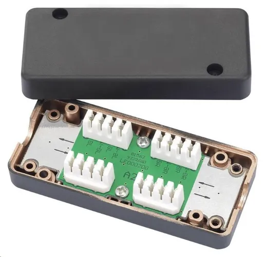 Spojovací box UTP Cat6 narážecí, černá