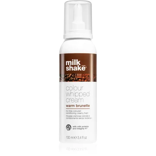 milk_shake® Colour Whipped Cream tónovací pěna pro všechny typy vlasů Warm Brunette 100 ml