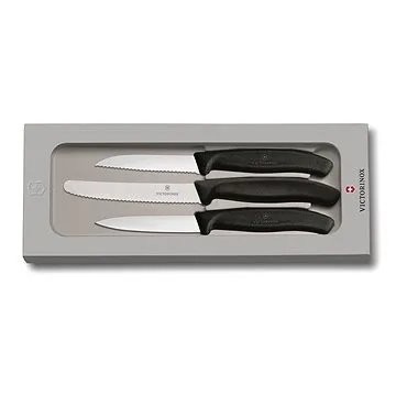 Victorinox sada nožů na zeleninu 3ks Swiss Classic plast černý (6.7113.3G)