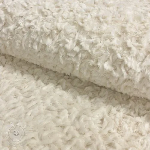 Umělá kožešina Curly ecru