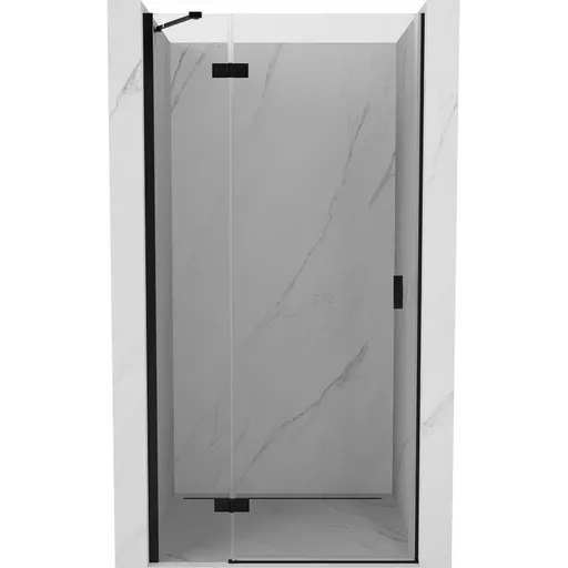 MEXEN/S Mist-H sprchové dveře křídlové levé 115, transparent, černá 8A5-115-000-70-00-L