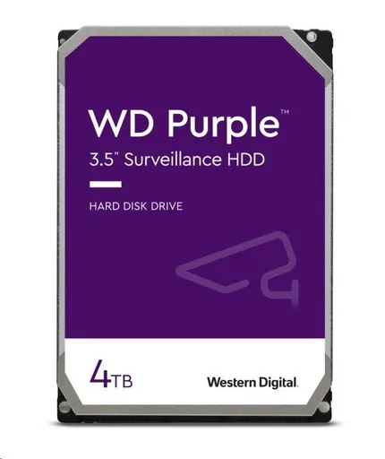 WD PURPLE WD43PURZ 4TB, SATA III 3.5", 256MB, 175MB/s, Low Noise, CMR