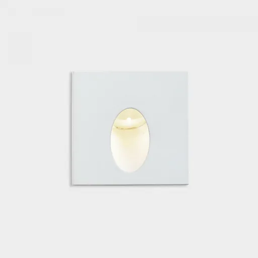 KOHL LIGHTING KOHL-Lighting JADEX SQ zapuštěné svítidlo do zdi 55 x 55 mm bílá 3W CRI 80 3000K Non-Dimm